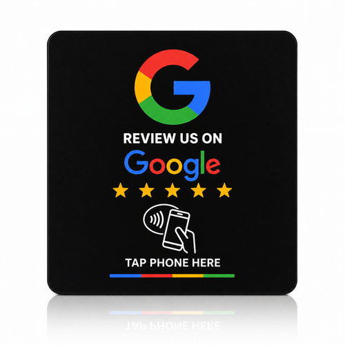Google Review - square adhesive